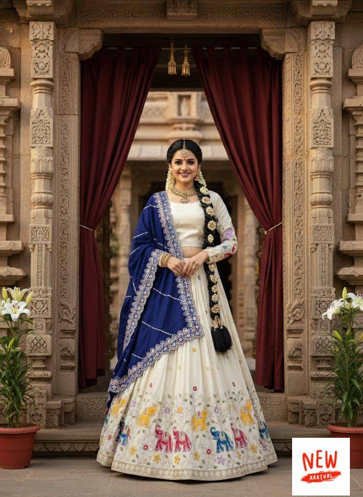 Pc-42 By Fashid Wholesale 01 To 03 Series Navratri Wear Collection Beautiful Stylish Colorful Fancy Party Wear & Occasional Wear Pure Tissue Silk Lehengas At Wholesale Price