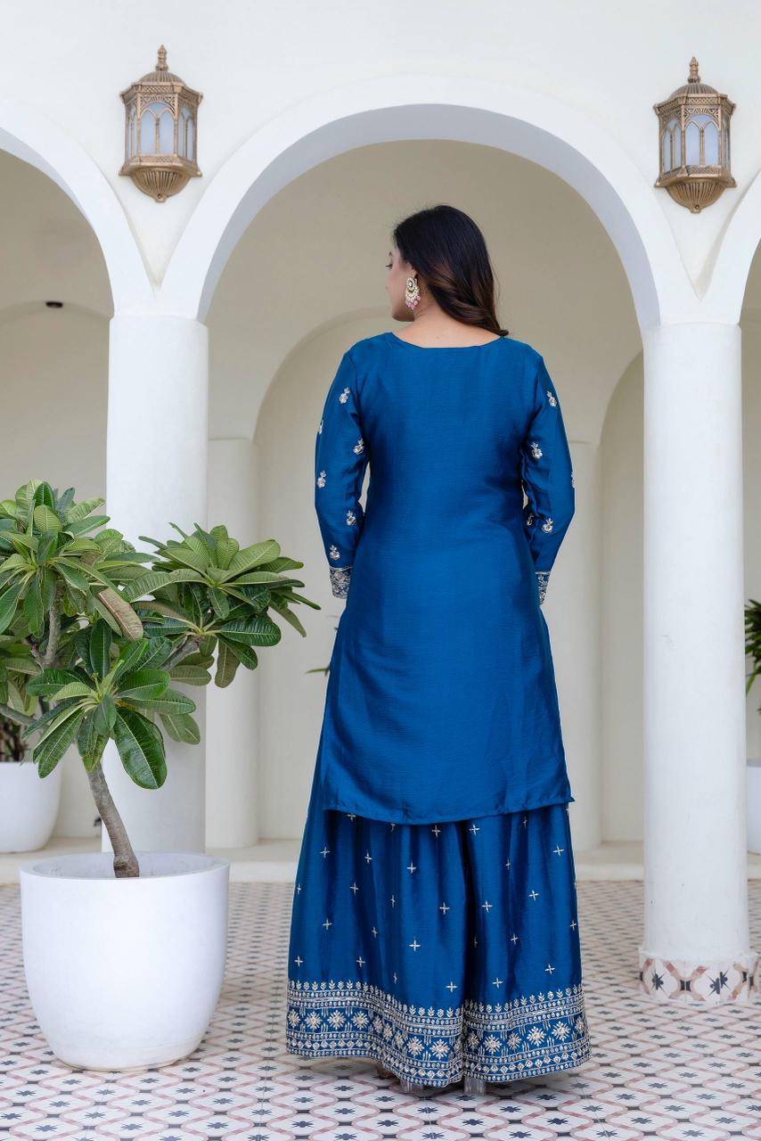 Pc-43 By Fashid Wholesale 01 To 04 Series Wear Collection Beautiful Stylish Colorful Fancy Party Wear & Occasional Wear Chinnon Silk Dresses At Wholesale Price