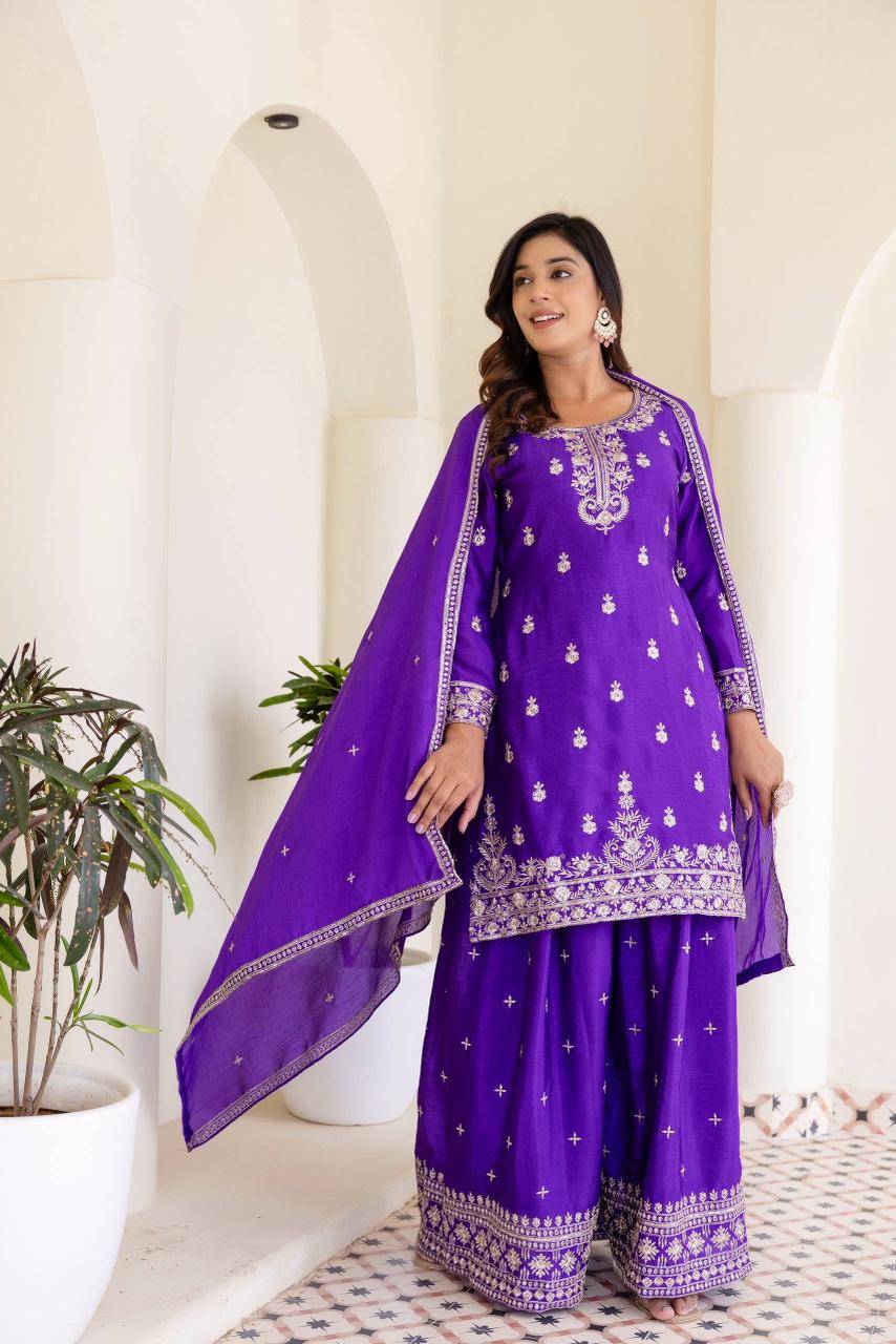 Pc-43 By Fashid Wholesale 01 To 04 Series Wear Collection Beautiful Stylish Colorful Fancy Party Wear & Occasional Wear Chinnon Silk Dresses At Wholesale Price