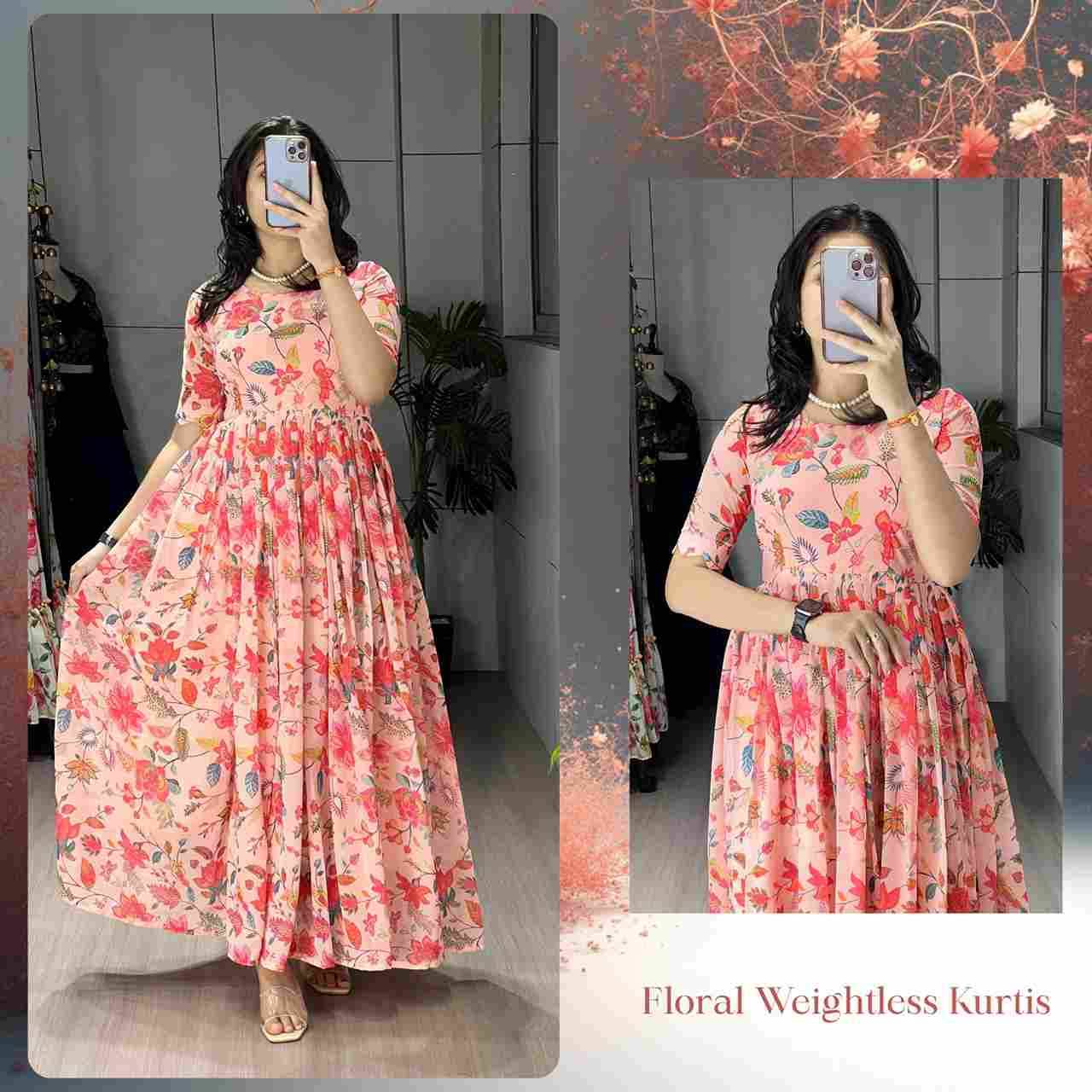 Gr-8221 By Fashid Wholesale Wear Collection Beautiful Stylish Colorful Fancy Party Wear & Occasional Wear Weightless Kurtis At Wholesale Price