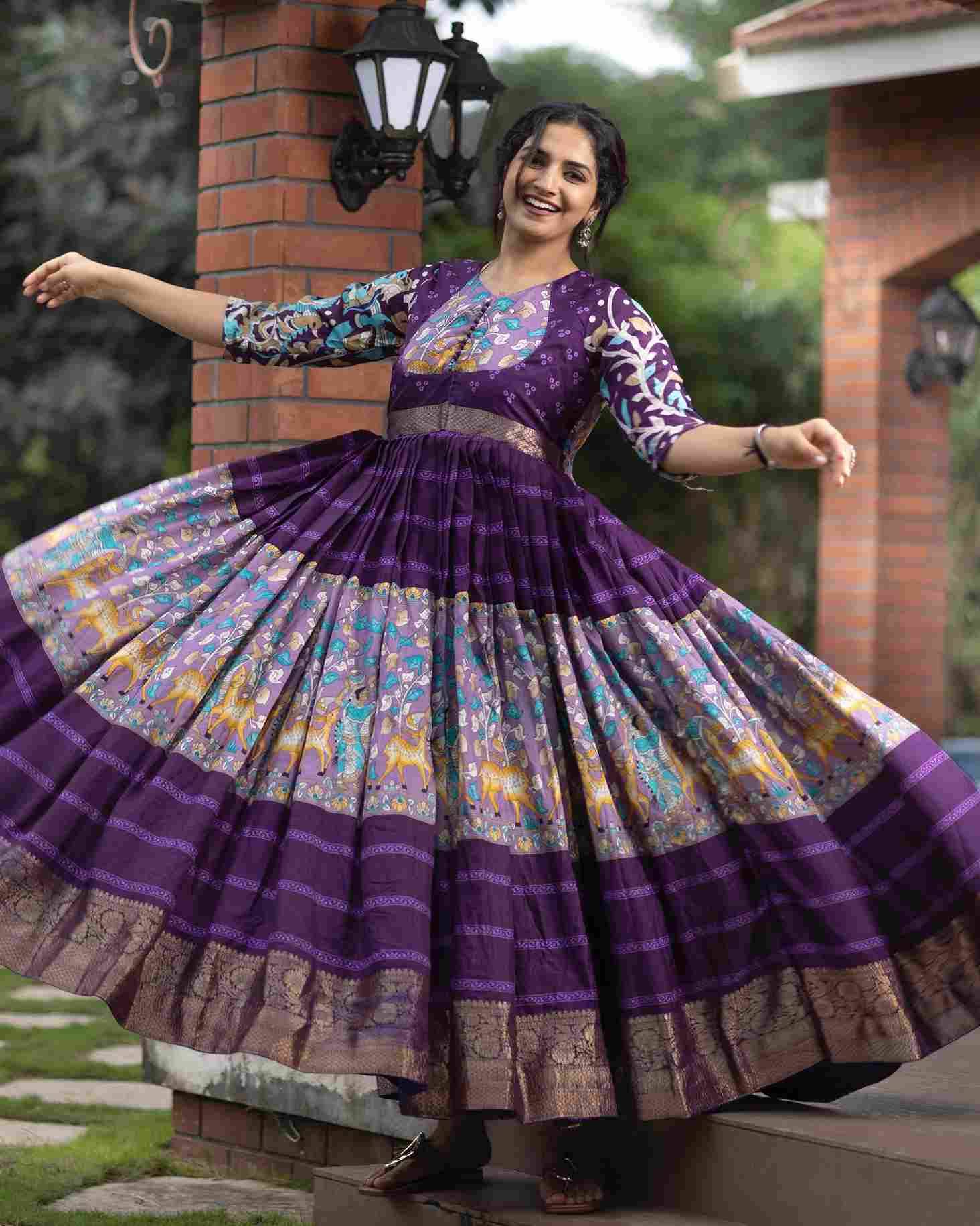 Gr-6009 By Fashid Wholesale 01 To 04 Series Designer Stylish Fancy Colorful Beautiful Party Wear & Ethnic Wear Collection Soft Silk Gown At Wholesale Price