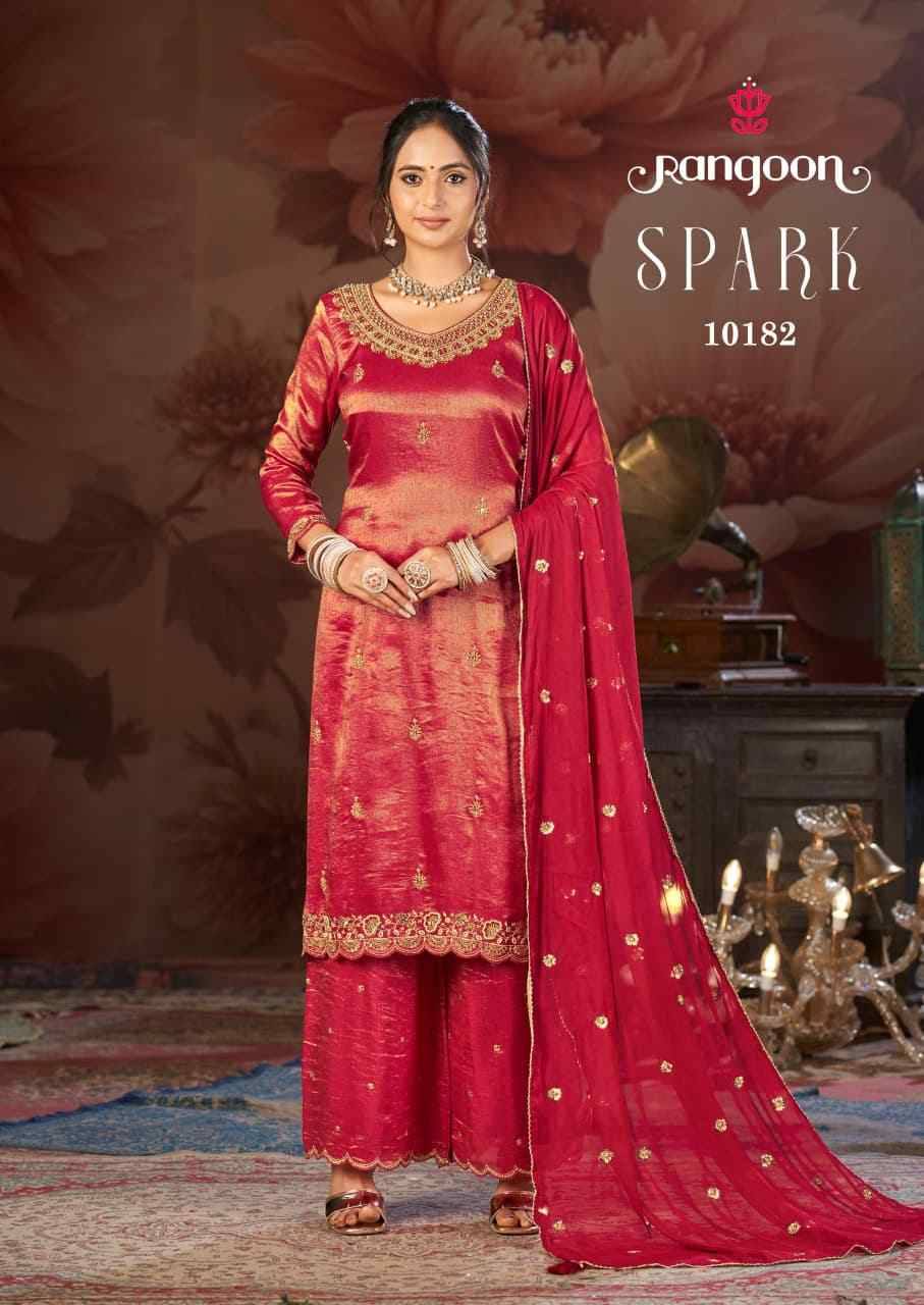 Spark By Rangoon 10181 To 10184 Series Beautiful Suits Colorful Stylish Fancy Casual Wear & Ethnic Wear Viscose Dresses At Wholesale Price