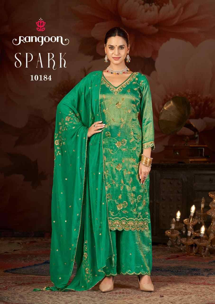 Spark By Rangoon 10181 To 10184 Series Beautiful Suits Colorful Stylish Fancy Casual Wear & Ethnic Wear Viscose Dresses At Wholesale Price