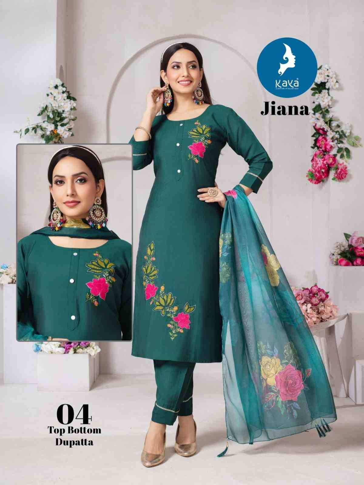 Jiana By Kaya 01 To 06 Series Designer Festive Suits Beautiful Stylish Fancy Colorful Party Wear & Occasional Wear Roman Dresses At Wholesale Price