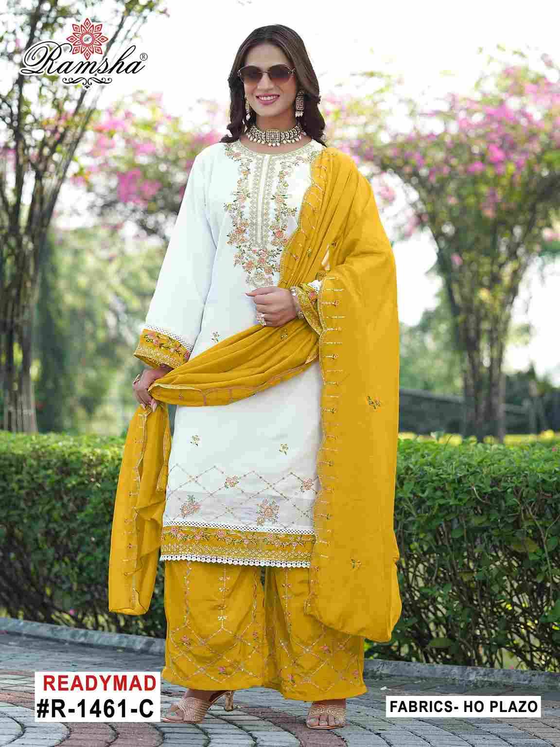 Ramsha 1461 Colours By Ramsha 1461-A To 1461-D Series Designer Pakistani Suits Beautiful Fancy Colorful Stylish Party Wear & Occasional Wear Fancy Embroidered Dresses At Wholesale Price