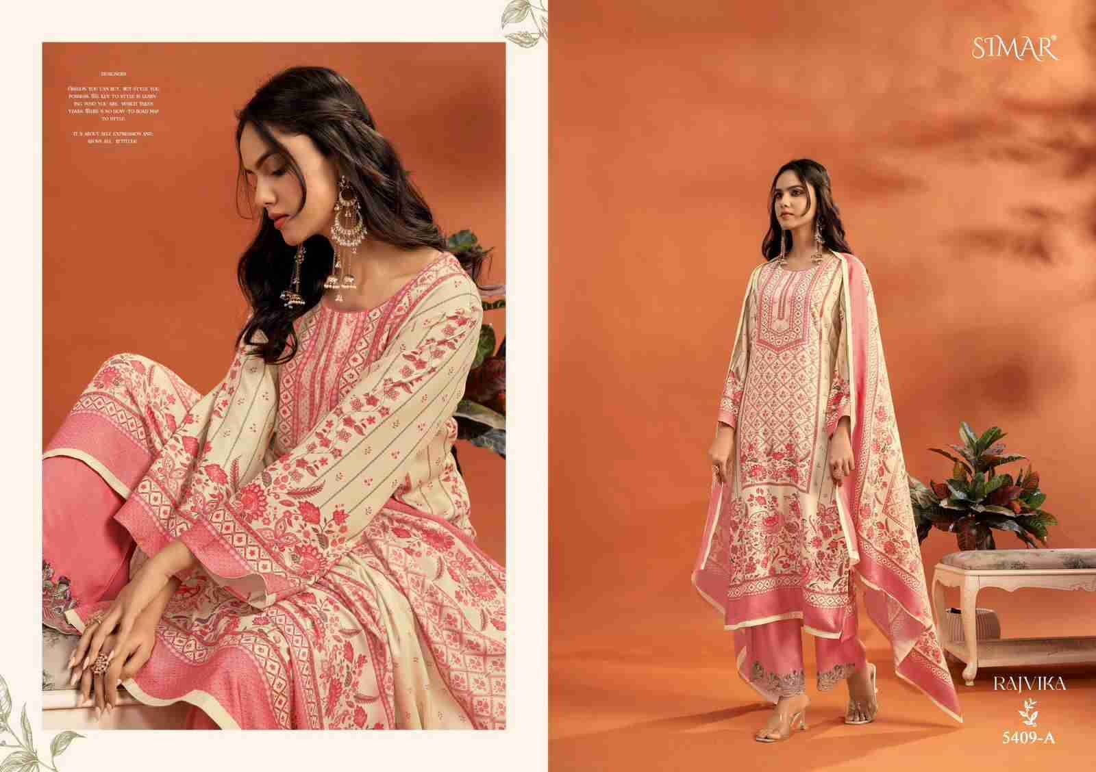 Rajvika By Simar 5409-A To 5409-D Series Beautiful Stylish Fancy Colorful Casual Wear & Ethnic Wear Viscose Pashmina Tops At Wholesale Price