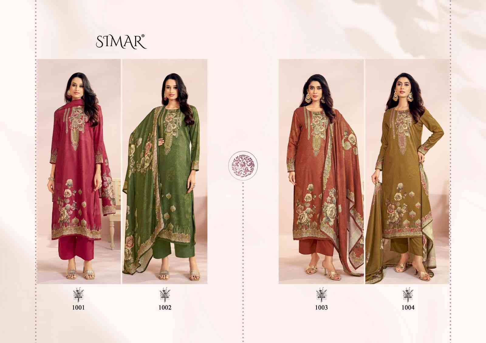 Chamak By Simar 1001 To 1004 Series Beautiful Stylish Fancy Colorful Casual Wear & Ethnic Wear Viscose Pashmina Tops At Wholesale Price
