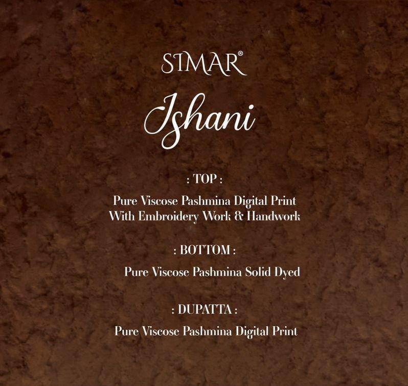 Ishani By Simar 8099-A To 8099-D Series Beautiful Stylish Fancy Colorful Casual Wear & Ethnic Wear Viscose Pashmina Tops At Wholesale Price