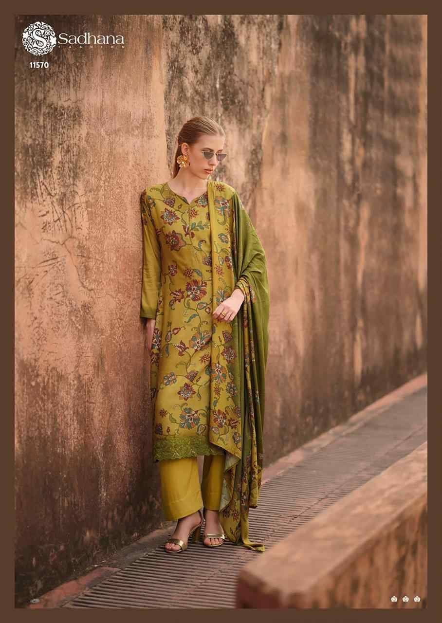 Trend Beyond By Sadhana Fashion 11566 To 11571 Series Designer Festive Suits Beautiful Fancy Stylish Colorful Party Wear & Occasional Wear Pure Viscose Pashmina Print Dresses At Wholesale Price