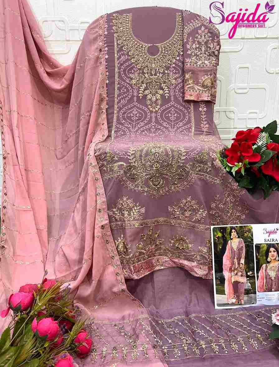 Saira Vol-2 By Sajida Designer Suits 1131-A To 1131-D Series Beautiful Pakistani Suits Stylish Fancy Colorful Party Wear & Occasional Wear Pure Faux Georgette Print Dresses At Wholesale Price
