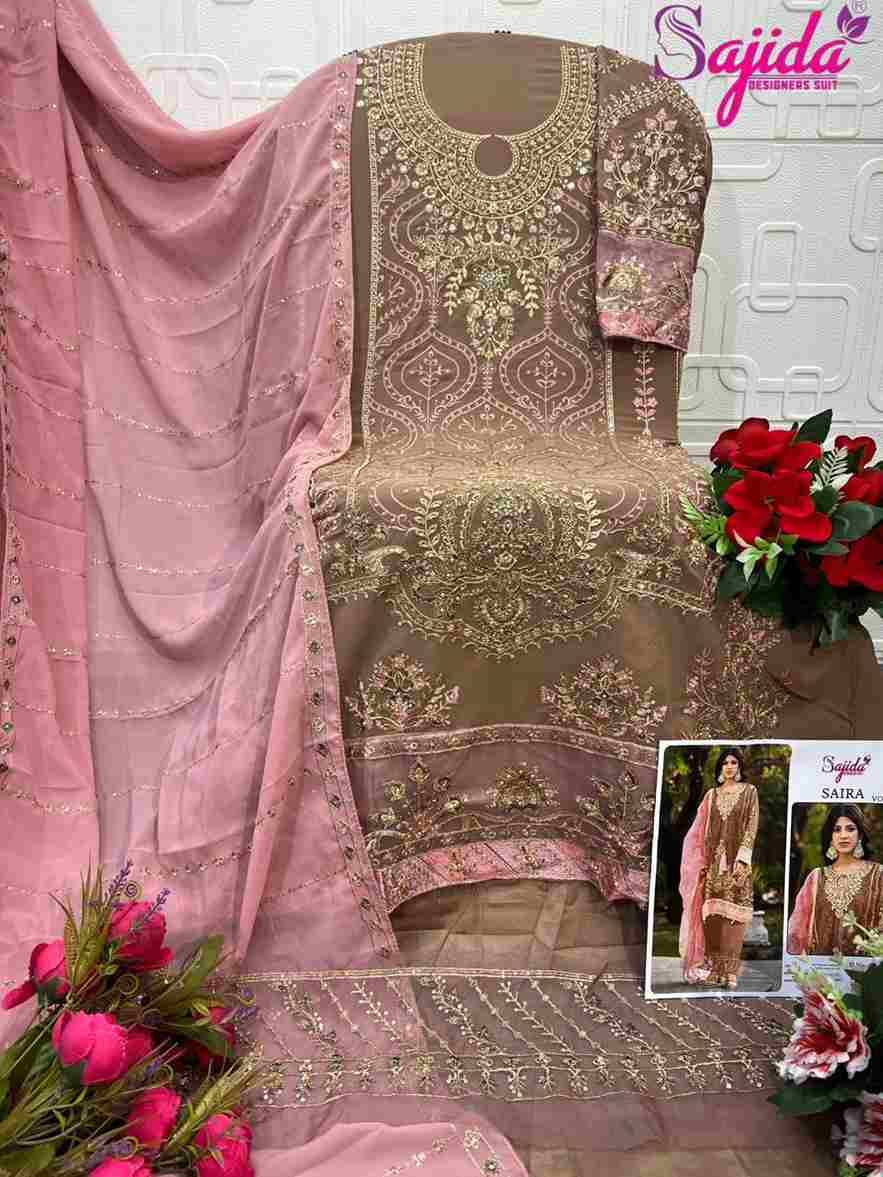 Saira Vol-2 By Sajida Designer Suits 1131-A To 1131-D Series Beautiful Pakistani Suits Stylish Fancy Colorful Party Wear & Occasional Wear Pure Faux Georgette Print Dresses At Wholesale Price