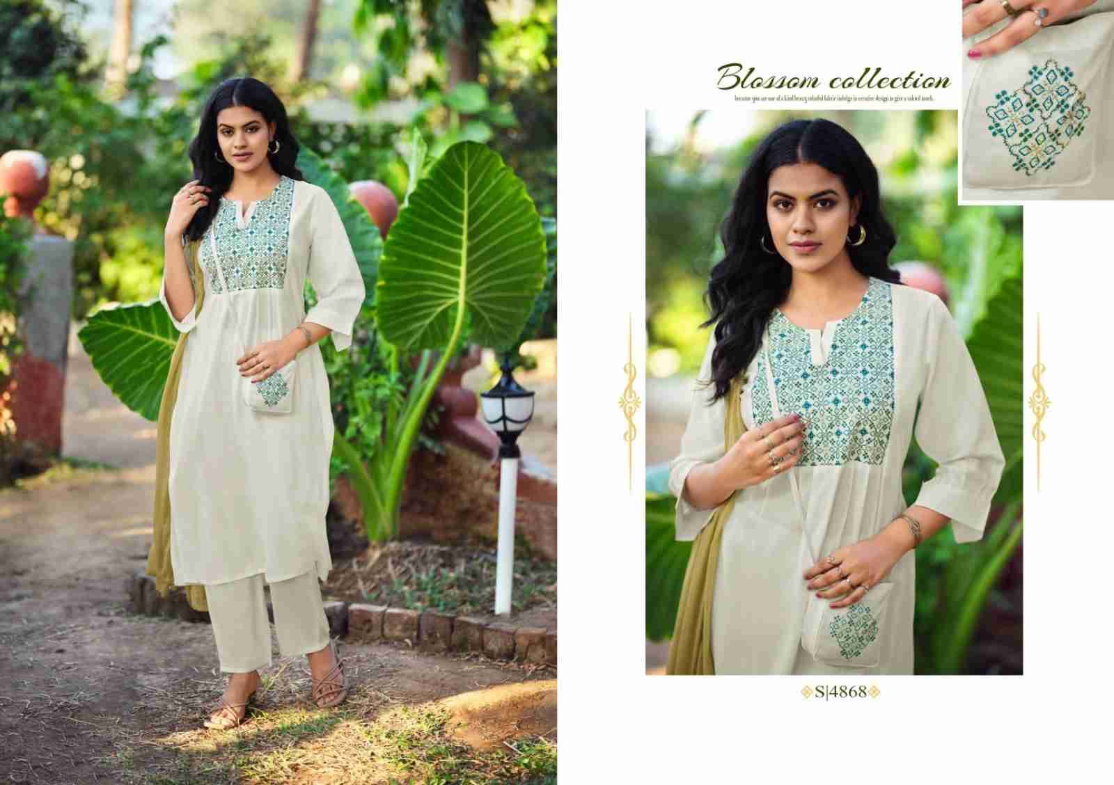 Sheesha By SBS 4865 To 4868 Series Beautiful Festive Suits Colorful Stylish Fancy Casual Wear & Ethnic Wear Rayon Dresses At Wholesale Price