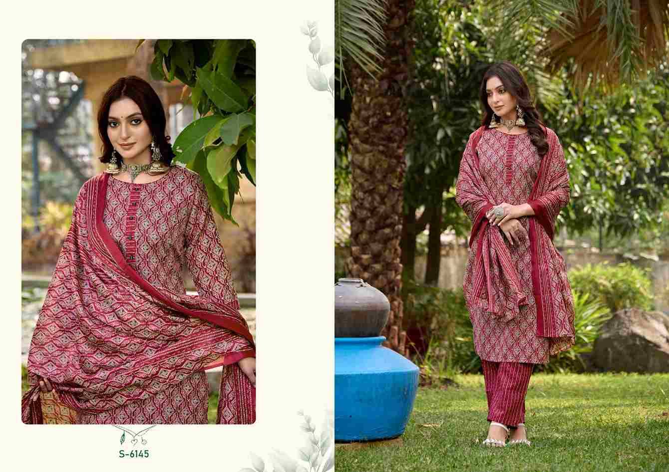 Amaya By SBS 6145 To 6150 Series Beautiful Festive Suits Colorful Stylish Fancy Casual Wear & Ethnic Wear Cotton Dresses At Wholesale Price