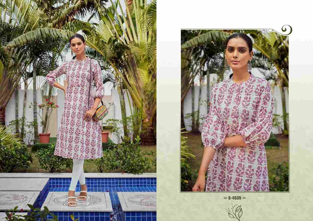 Geetika Vol-2 By SBS 4535 To 4538 Series Beautiful Fancy Colorful Stylish Party Wear & Occasional Wear Cotton Print Kurtis At Wholesale Price