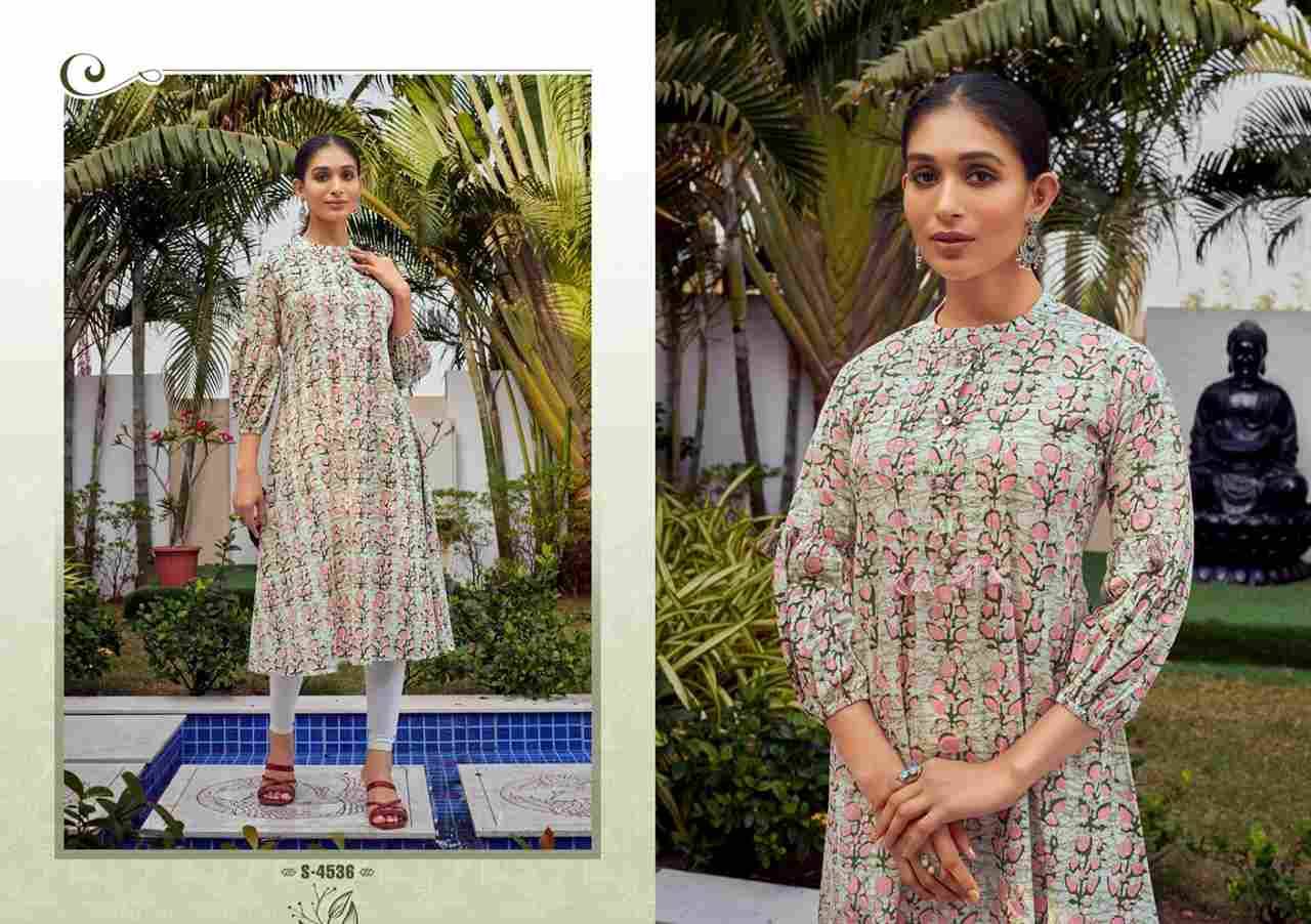 Geetika Vol-2 By SBS 4535 To 4538 Series Beautiful Fancy Colorful Stylish Party Wear & Occasional Wear Cotton Print Kurtis At Wholesale Price