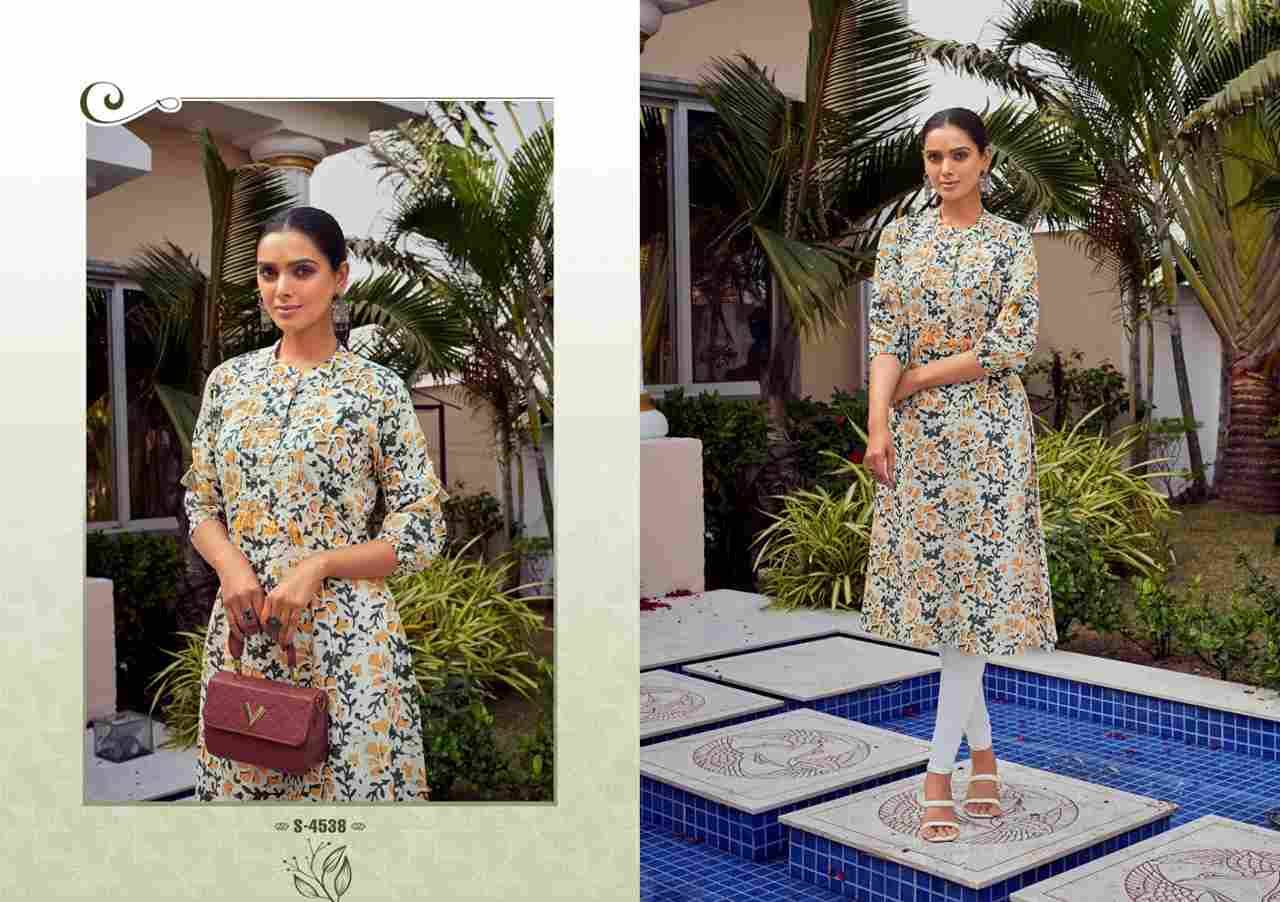 Geetika Vol-2 By SBS 4535 To 4538 Series Beautiful Fancy Colorful Stylish Party Wear & Occasional Wear Cotton Print Kurtis At Wholesale Price