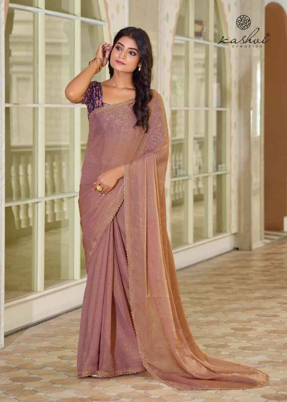 Neel Vol-13 By Kashvi Creation 1301 To 1306 Series Indian Traditional Wear Collection Beautiful Stylish Fancy Colorful Party Wear & Occasional Wear Dull Moss With Satin Zari Sarees At Wholesale Price