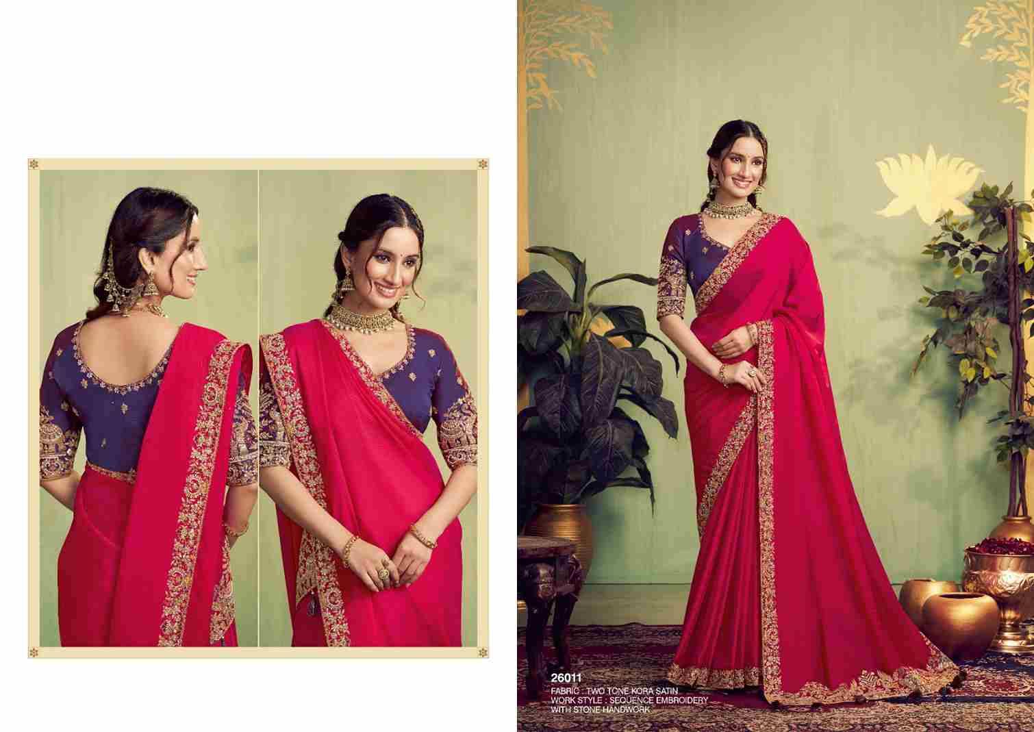 Mrinaali By Mohmanthan 26006 To 26017 Series Indian Traditional Wear Collection Beautiful Stylish Fancy Colorful Party Wear & Occasional Wear Fancy Sarees At Wholesale Price