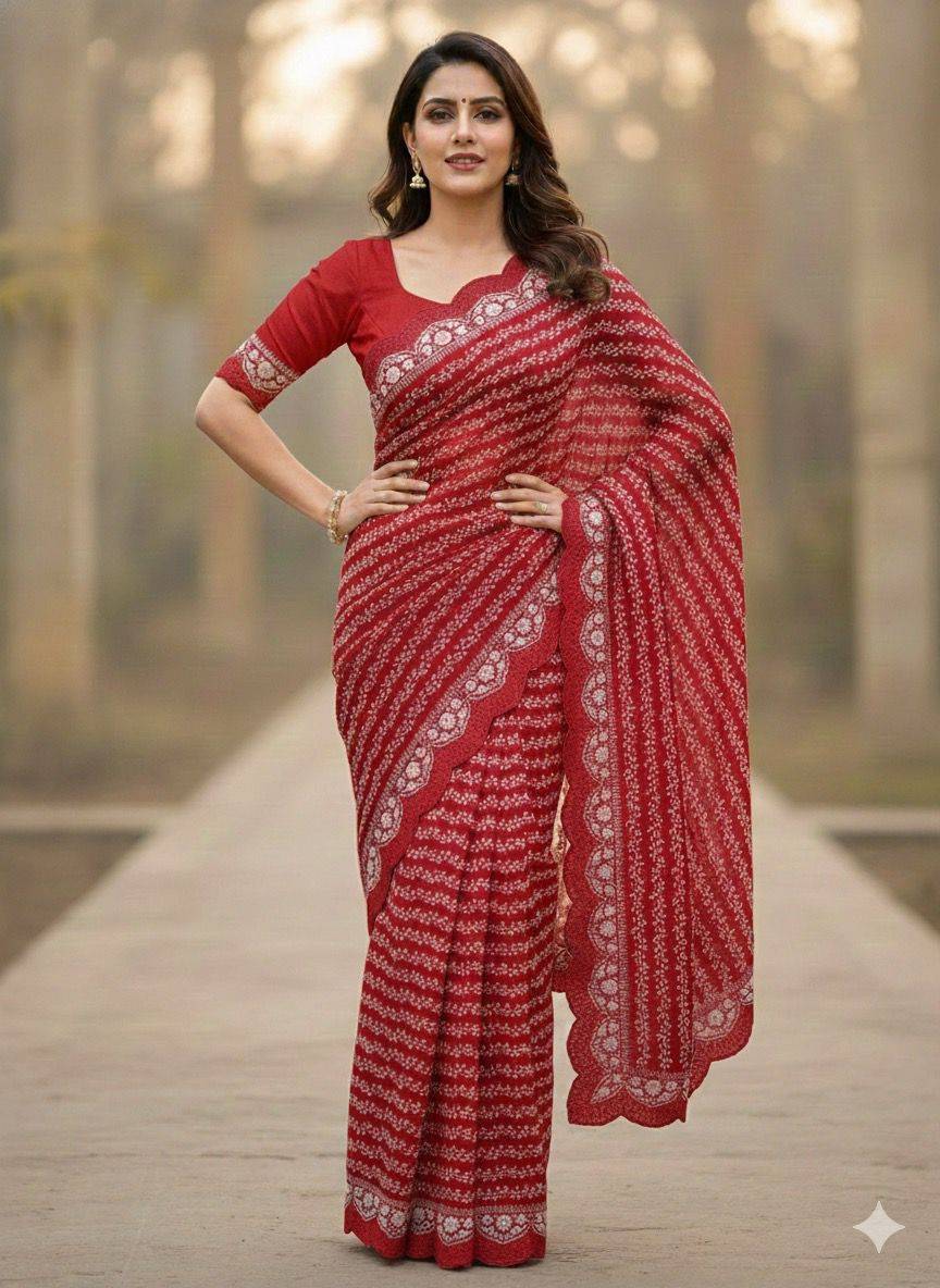 Vt-1027 By Fashid Wholesale 01 To 02 Series Indian Traditional Wear Collection Beautiful Stylish Fancy Colorful Party Wear & Occasional Wear Kota Doriya Silk Sarees At Wholesale Price