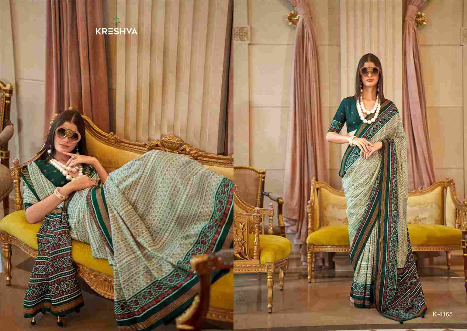 Cinderella By Kreshva 4164 To 4169 Series Indian Traditional Wear Collection Beautiful Stylish Fancy Colorful Party Wear & Occasional Wear Silk Sarees At Wholesale Price
