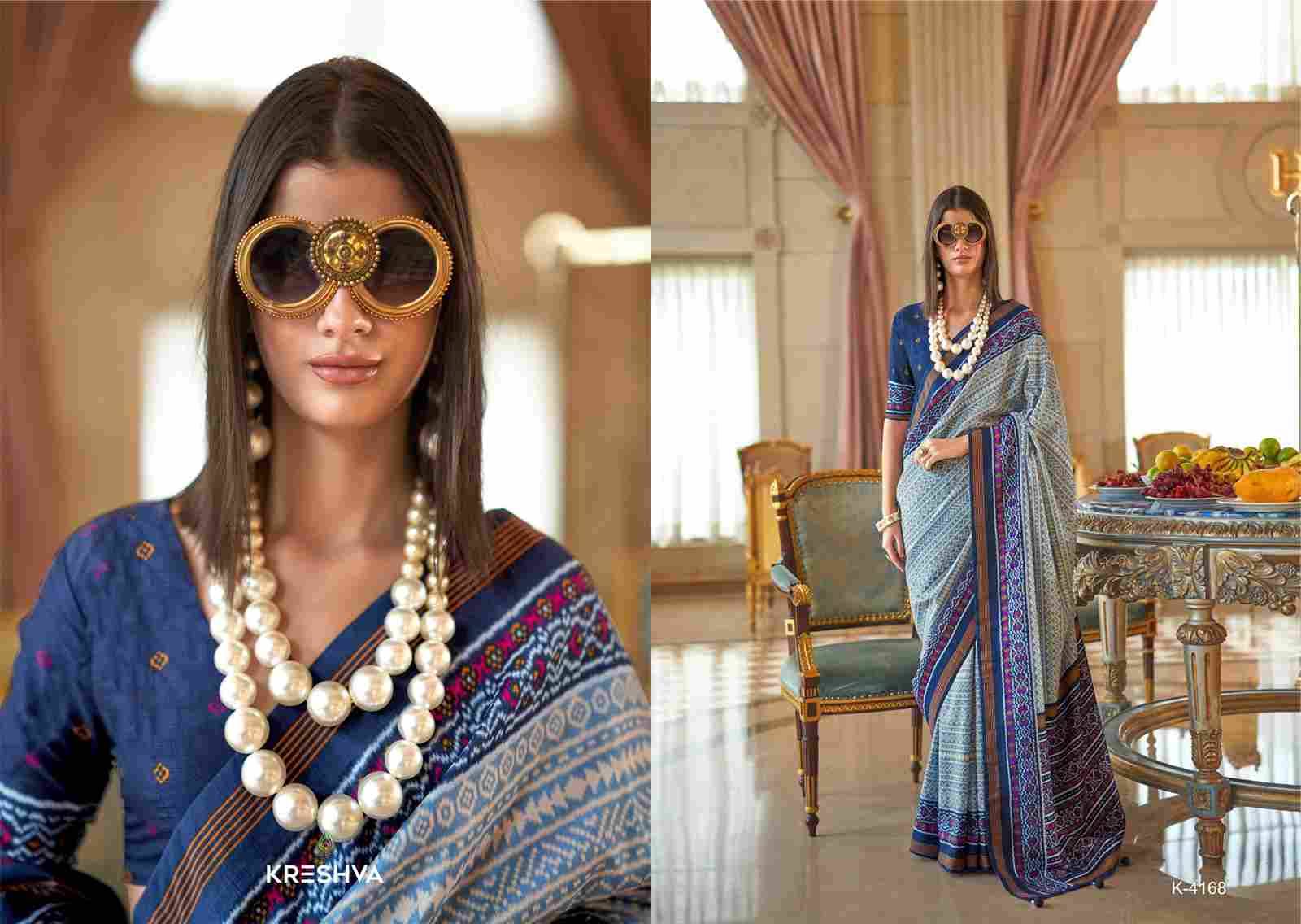 Cinderella By Kreshva 4164 To 4169 Series Indian Traditional Wear Collection Beautiful Stylish Fancy Colorful Party Wear & Occasional Wear Silk Sarees At Wholesale Price