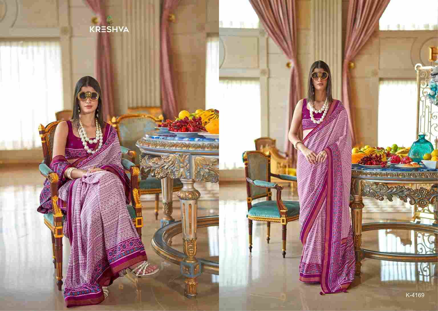 Cinderella By Kreshva 4164 To 4169 Series Indian Traditional Wear Collection Beautiful Stylish Fancy Colorful Party Wear & Occasional Wear Silk Sarees At Wholesale Price