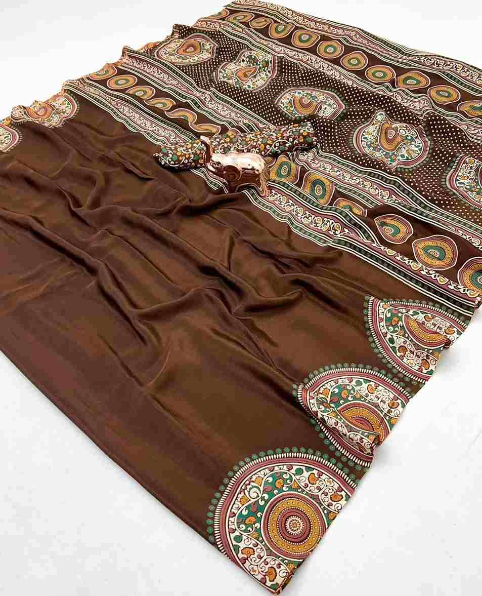 Vt-Kajarkha By Fashid Wholesale 01 To 06 Series Indian Traditional Wear Collection Beautiful Stylish Fancy Colorful Party Wear & Occasional Wear Pure Crape Satin Sarees At Wholesale Price