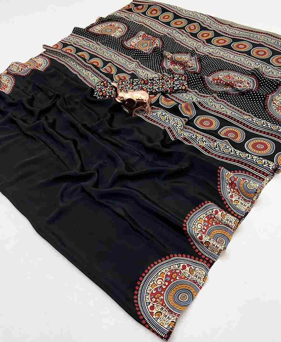 Vt-Kajarkha By Fashid Wholesale 01 To 06 Series Indian Traditional Wear Collection Beautiful Stylish Fancy Colorful Party Wear & Occasional Wear Pure Crape Satin Sarees At Wholesale Price