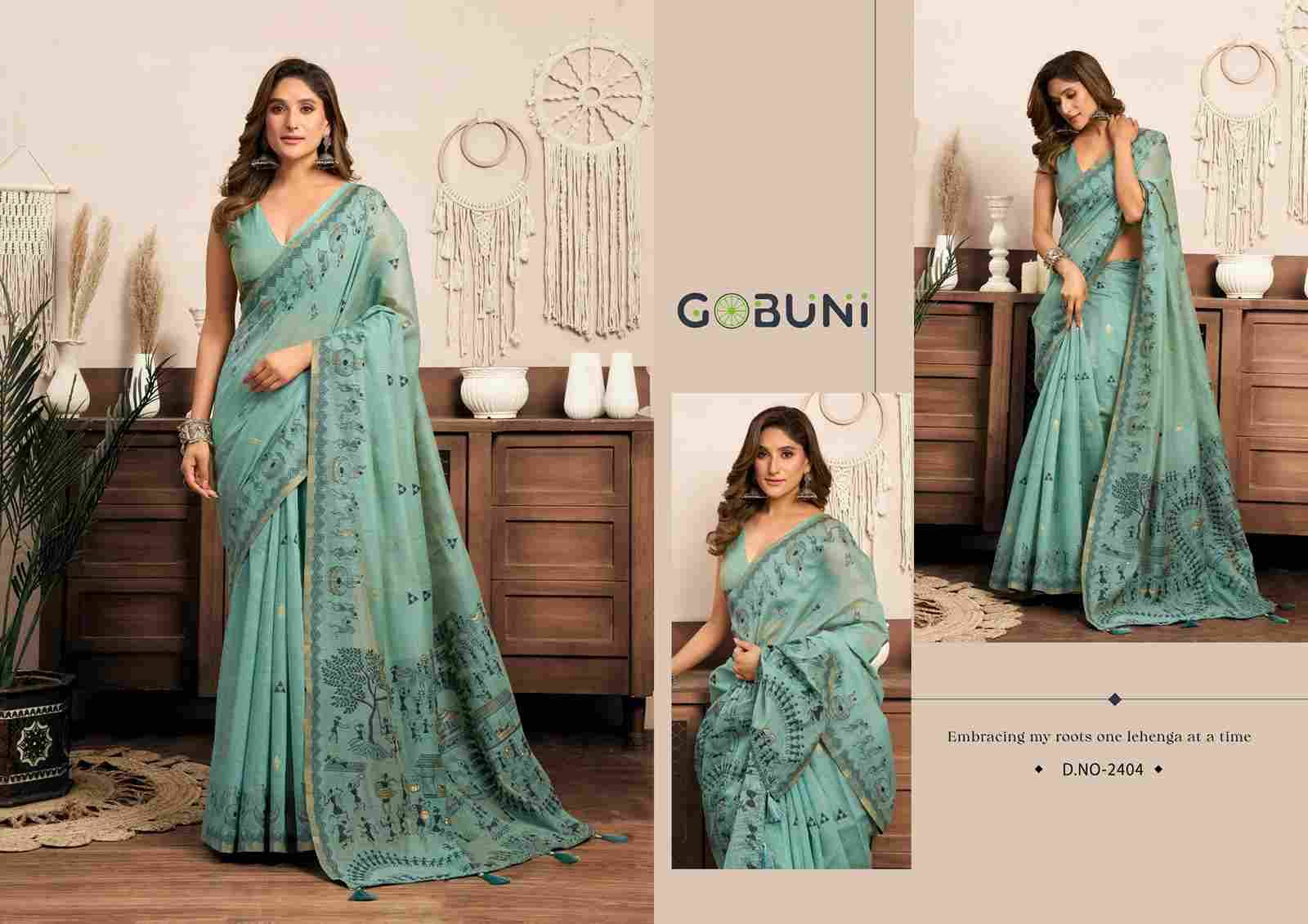 Sowmya By Gobuni 2401 To 2406 Series Indian Traditional Wear Collection Beautiful Stylish Fancy Colorful Party Wear & Occasional Wear Fancy Sarees At Wholesale Price