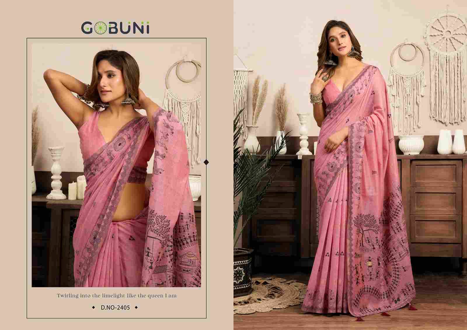 Sowmya By Gobuni 2401 To 2406 Series Indian Traditional Wear Collection Beautiful Stylish Fancy Colorful Party Wear & Occasional Wear Fancy Sarees At Wholesale Price