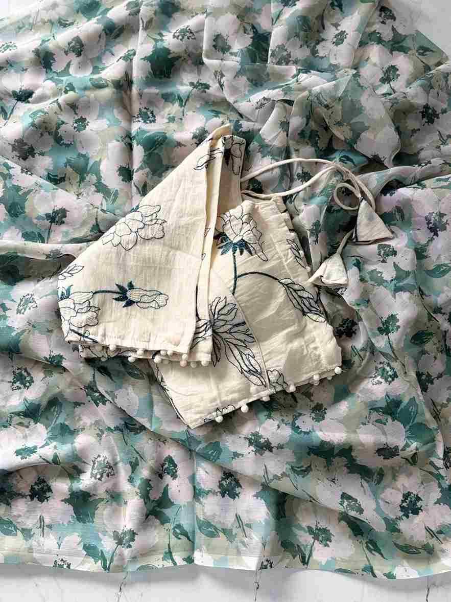 Vt-1055 By Fashid Wholesale 01 To 10 Series Indian Traditional Wear Collection Beautiful Stylish Fancy Colorful Party Wear & Occasional Wear Premium Chiffon Print Sarees At Wholesale Price