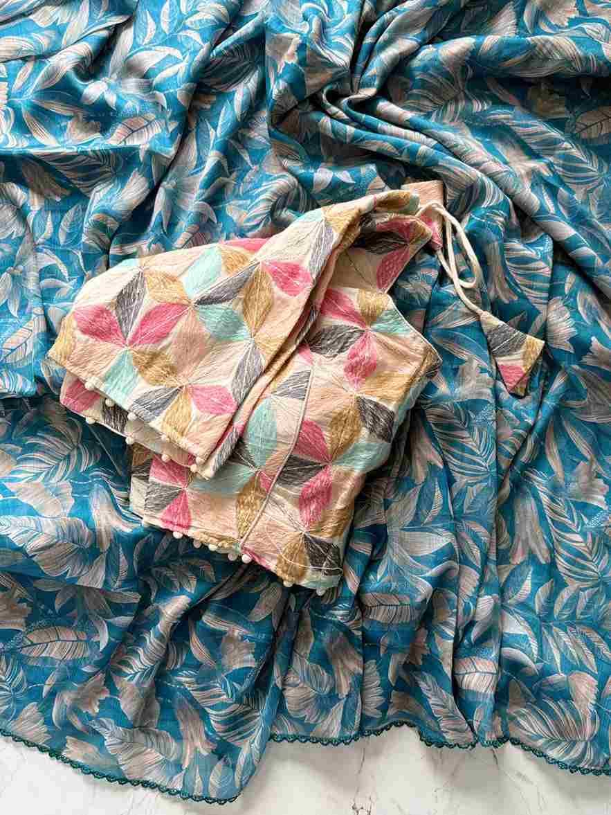 Vt-1055 By Fashid Wholesale 01 To 10 Series Indian Traditional Wear Collection Beautiful Stylish Fancy Colorful Party Wear & Occasional Wear Premium Chiffon Print Sarees At Wholesale Price