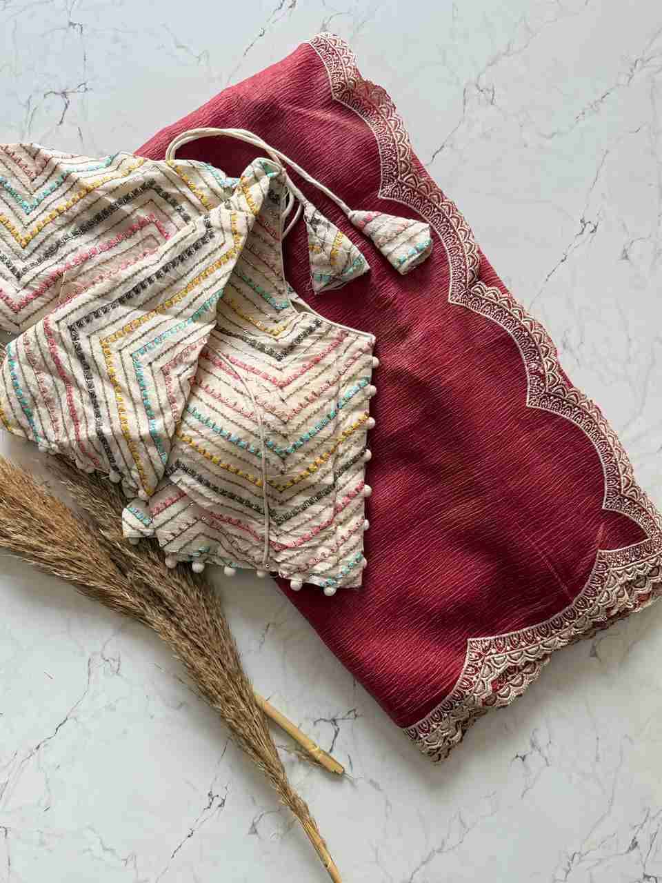 Vt-1056 By Fashid Wholesale 01 To 05 Series Indian Traditional Wear Collection Beautiful Stylish Fancy Colorful Party Wear & Occasional Wear Crunchy Silk Sarees At Wholesale Price