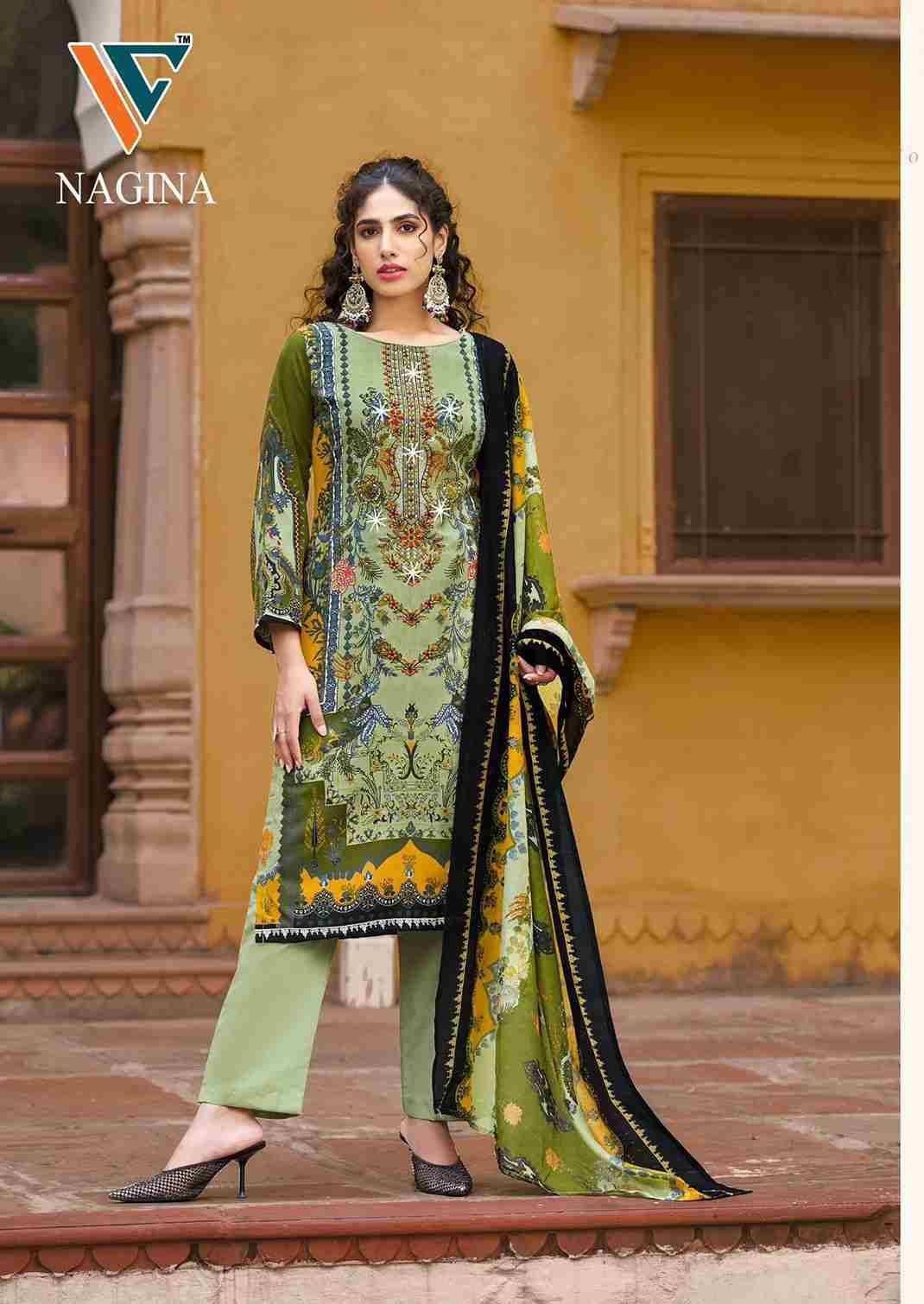 Nagina Vol-7 By Vandana Creation 7001 To 7008 Series Beautiful Festive Suits Stylish Fancy Colorful Casual Wear & Ethnic Wear Cotton Print Dresses At Wholesale Price