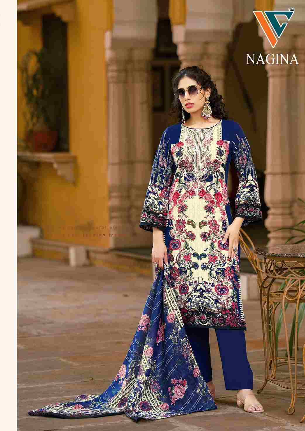 Nagina Vol-7 By Vandana Creation 7001 To 7008 Series Beautiful Festive Suits Stylish Fancy Colorful Casual Wear & Ethnic Wear Cotton Print Dresses At Wholesale Price