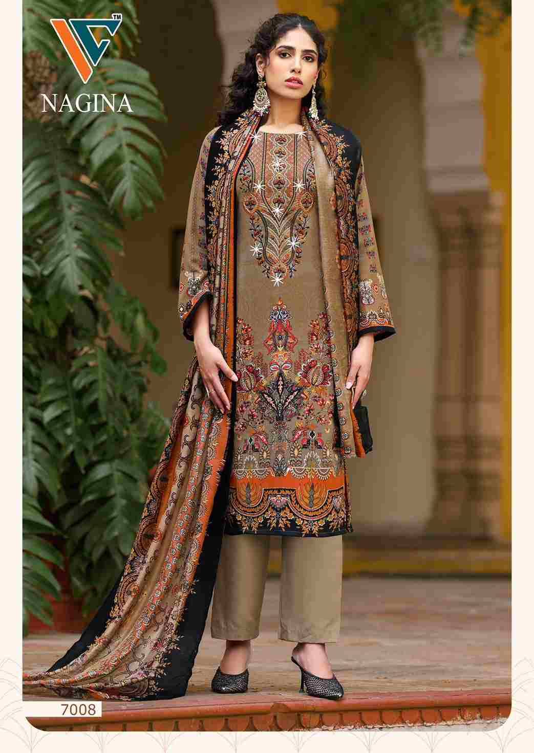 Nagina Vol-7 By Vandana Creation 7001 To 7008 Series Beautiful Festive Suits Stylish Fancy Colorful Casual Wear & Ethnic Wear Cotton Print Dresses At Wholesale Price