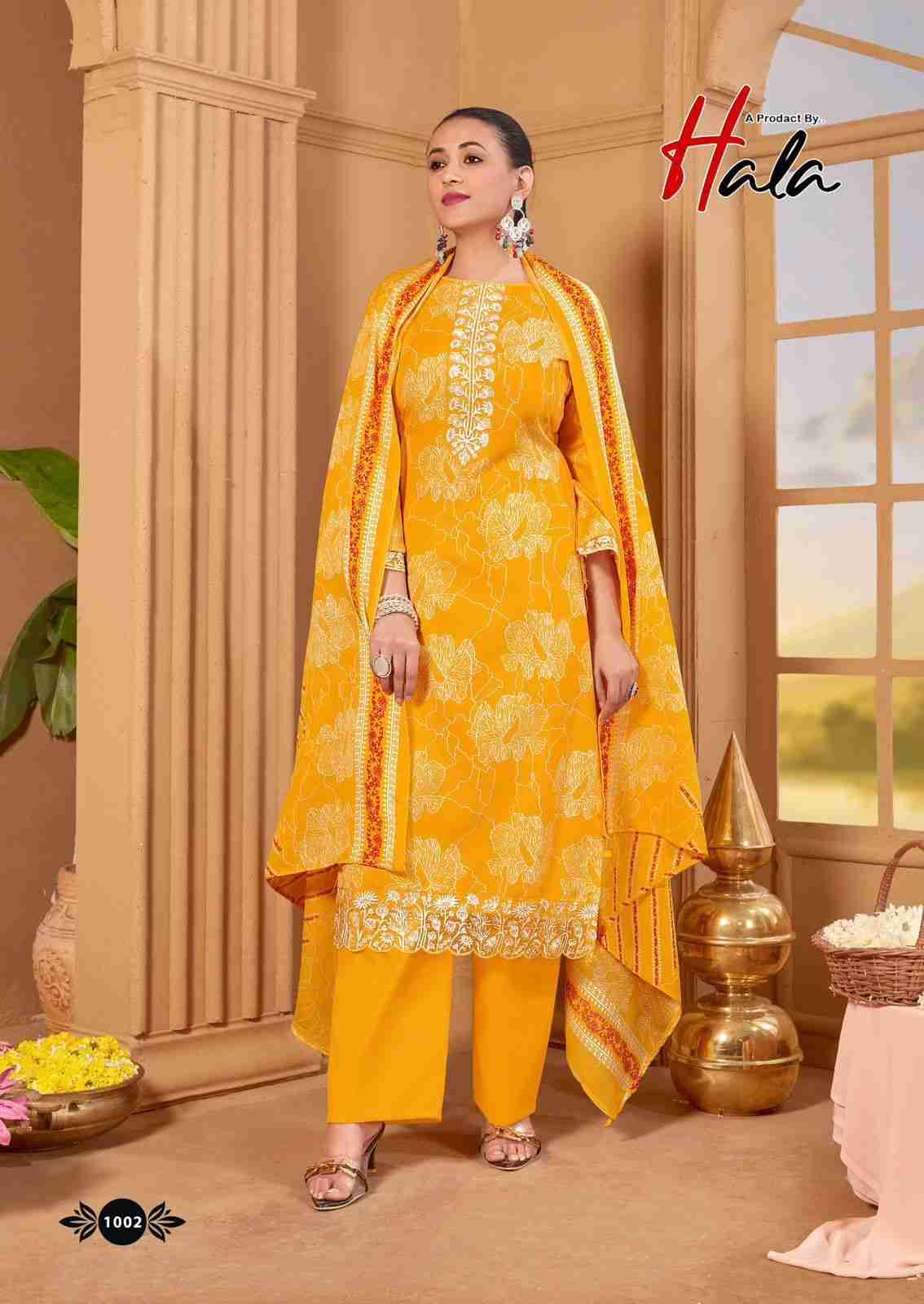 Turkish By Hala 1001 To 1006 Series Beautiful Festive Suits Stylish Fancy Colorful Casual Wear & Ethnic Wear Soft Cotton Dresses At Wholesale Price