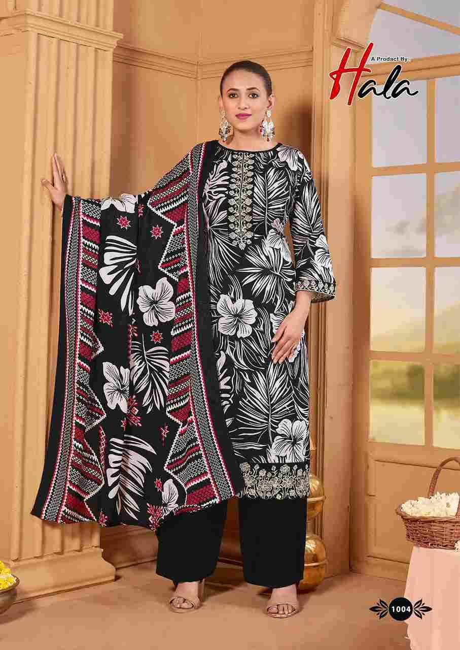 Turkish By Hala 1001 To 1006 Series Beautiful Festive Suits Stylish Fancy Colorful Casual Wear & Ethnic Wear Soft Cotton Dresses At Wholesale Price