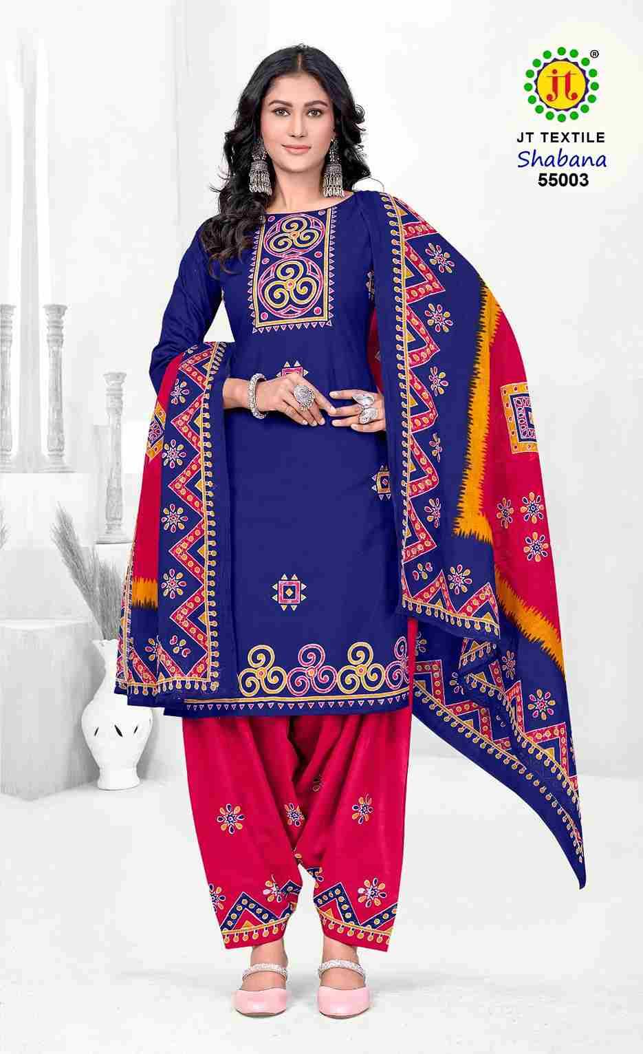 Shabana Vol-55 By JT 55001 To 55010 Series Beautiful Festive Suits Colorful Stylish Fancy Casual Wear & Ethnic Wear Cotton Dresses At Wholesale Price