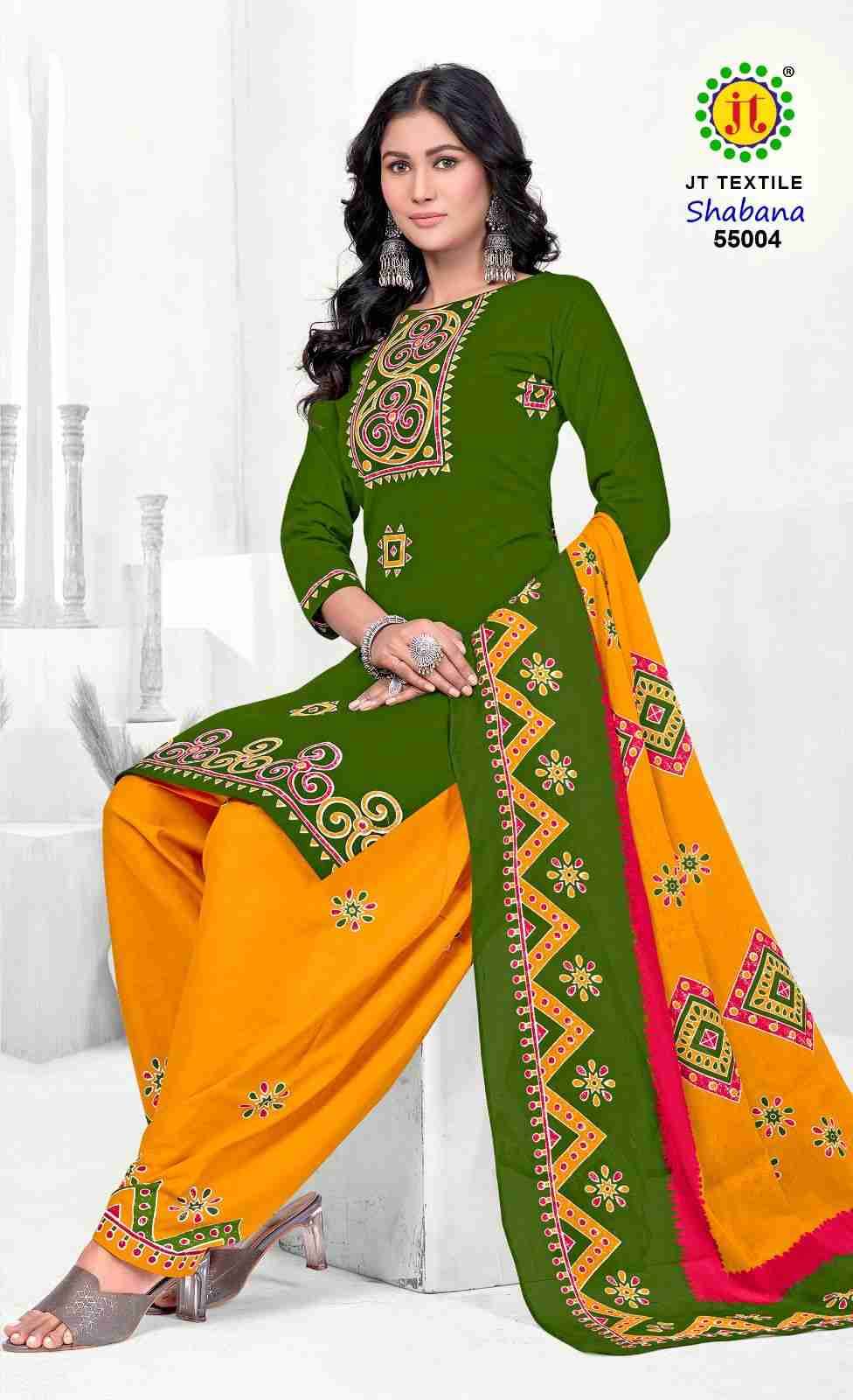 Shabana Vol-55 By JT 55001 To 55010 Series Beautiful Festive Suits Colorful Stylish Fancy Casual Wear & Ethnic Wear Cotton Dresses At Wholesale Price