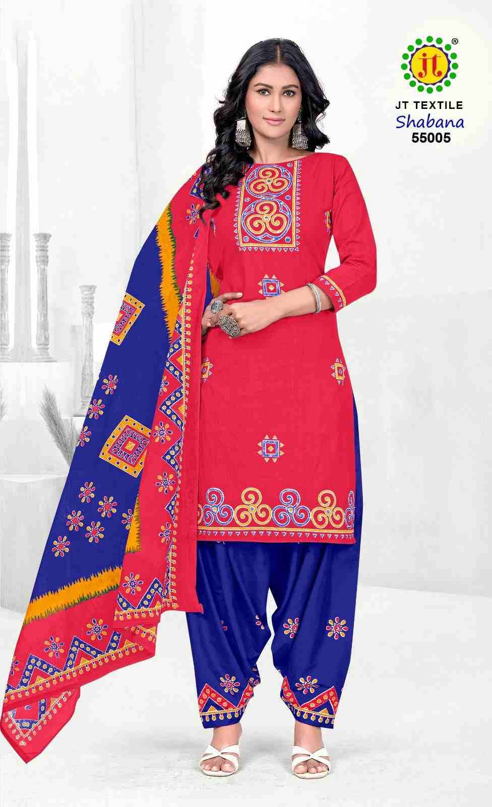 Shabana Vol-55 By JT 55001 To 55010 Series Beautiful Festive Suits Colorful Stylish Fancy Casual Wear & Ethnic Wear Cotton Dresses At Wholesale Price