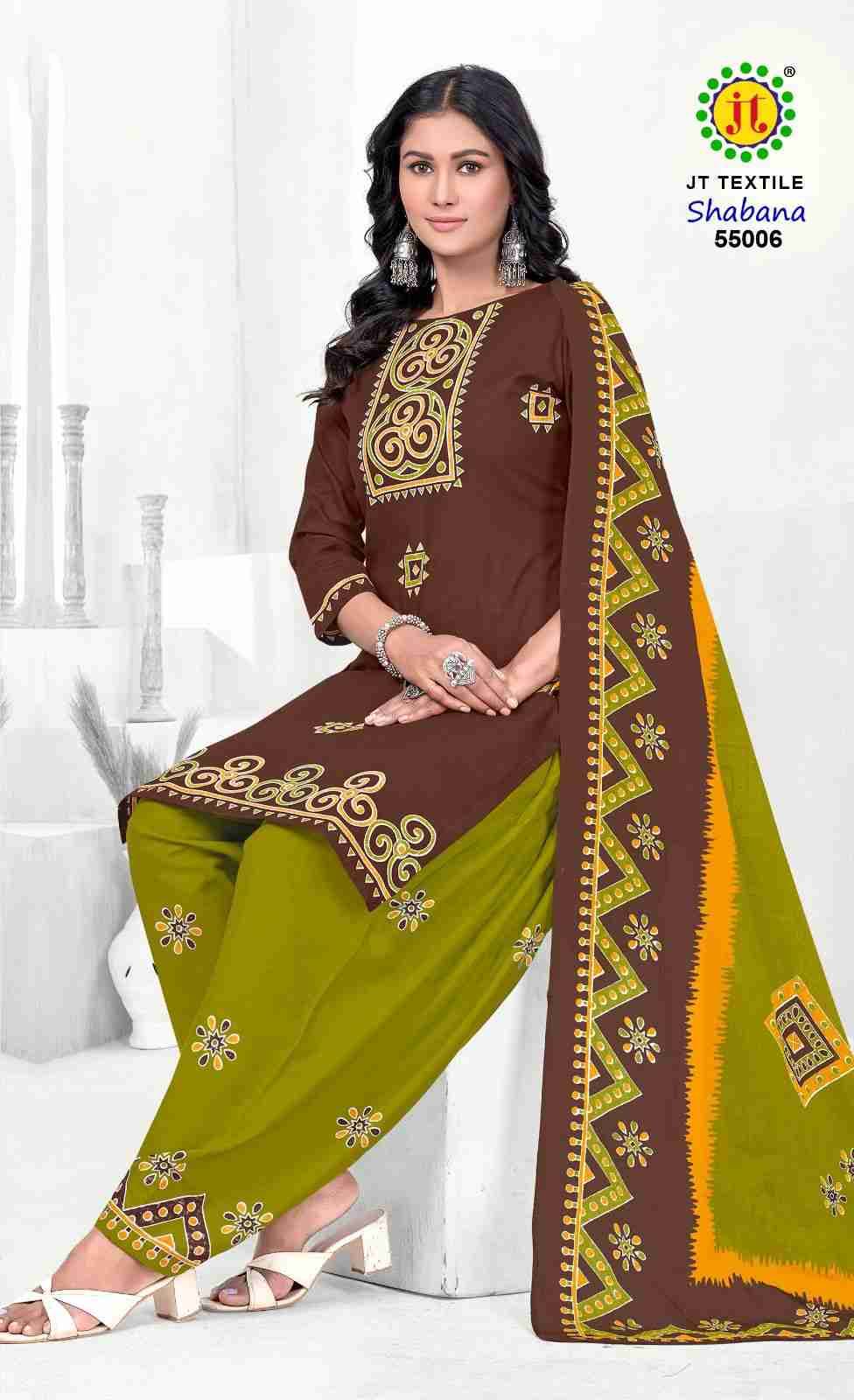 Shabana Vol-55 By JT 55001 To 55010 Series Beautiful Festive Suits Colorful Stylish Fancy Casual Wear & Ethnic Wear Cotton Dresses At Wholesale Price