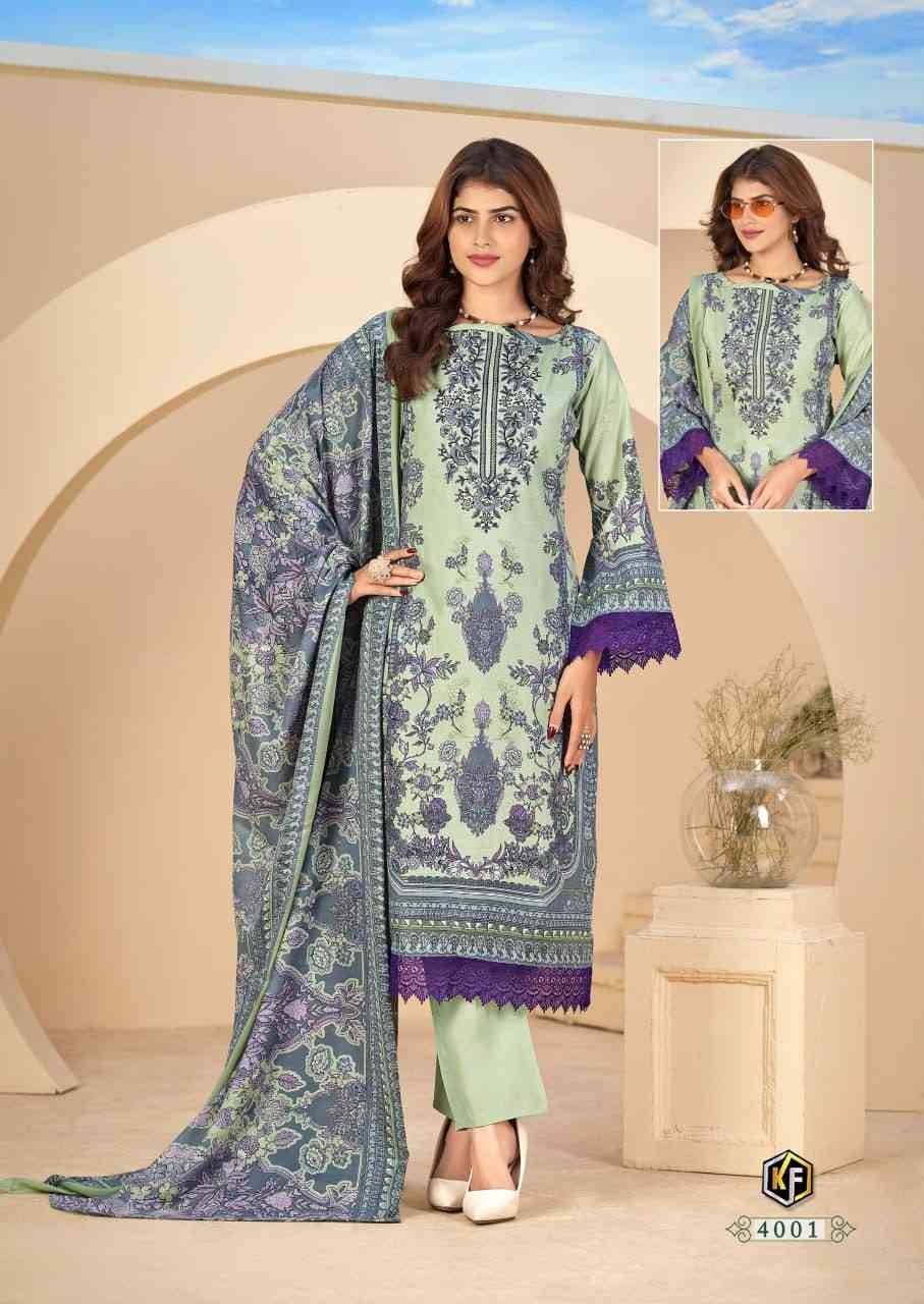 Jazmin Vol-4 By Keval Fab 4001 To 4006 Series Beautiful Festive Suits Stylish Fancy Colorful Casual Wear & Ethnic Wear Soft Cotton Dresses At Wholesale Price