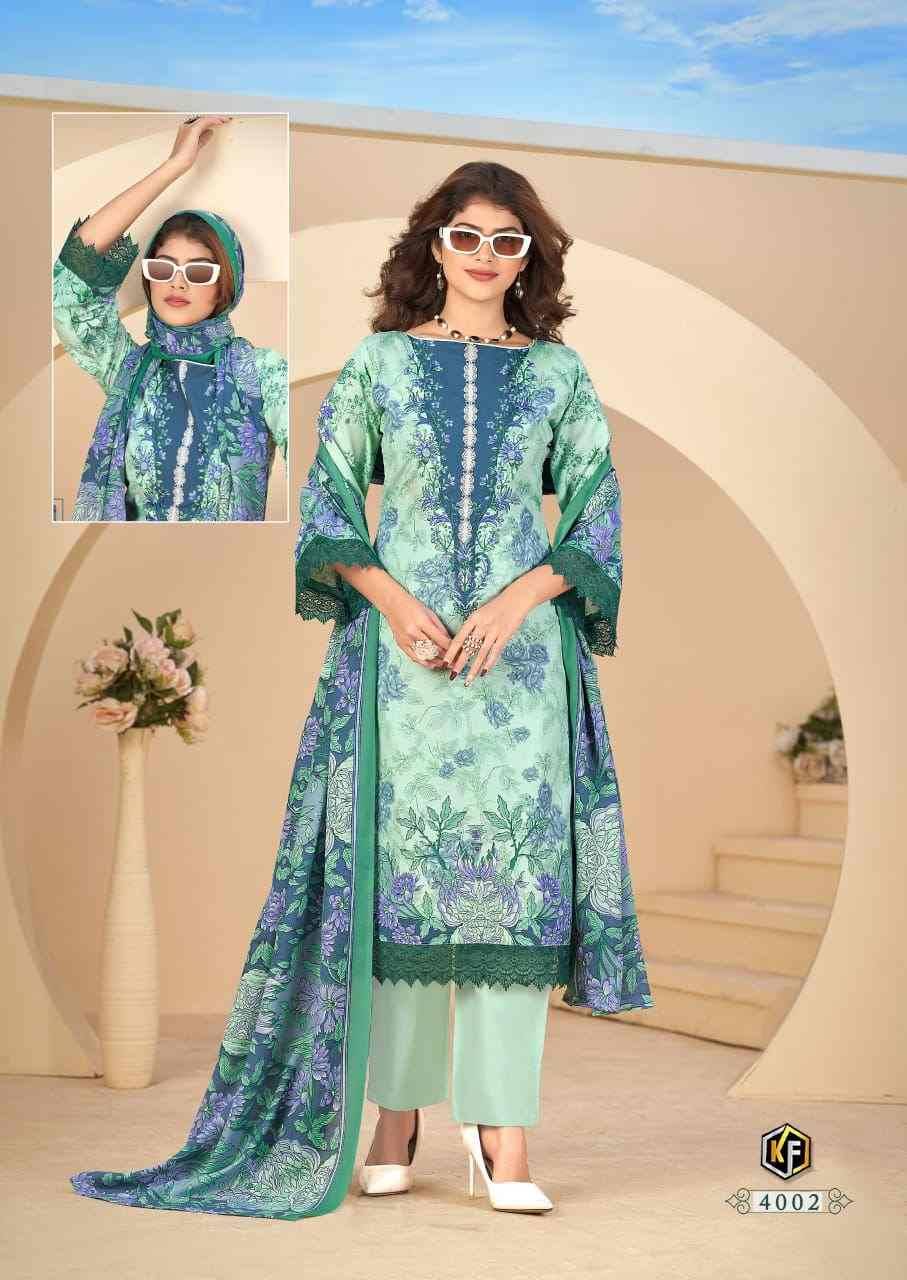 Jazmin Vol-4 By Keval Fab 4001 To 4006 Series Beautiful Festive Suits Stylish Fancy Colorful Casual Wear & Ethnic Wear Soft Cotton Dresses At Wholesale Price