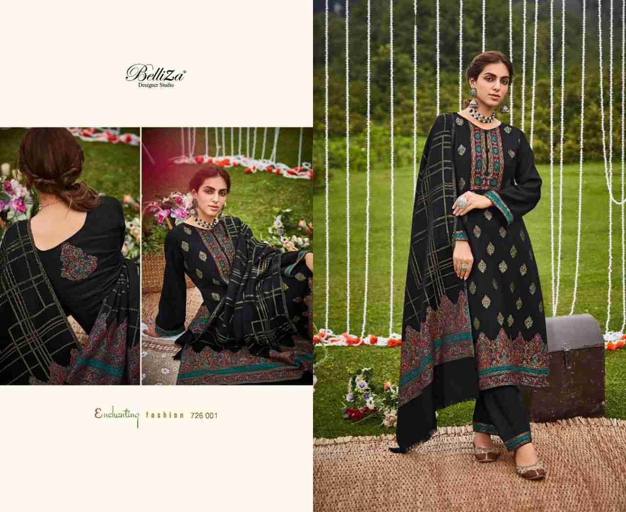 Gulbano By Belliza 726-001 To 726-008 Series Beautiful Festive Suits Stylish Fancy Colorful Casual Wear & Ethnic Wear Pure Pashmina Print Dresses At Wholesale Price