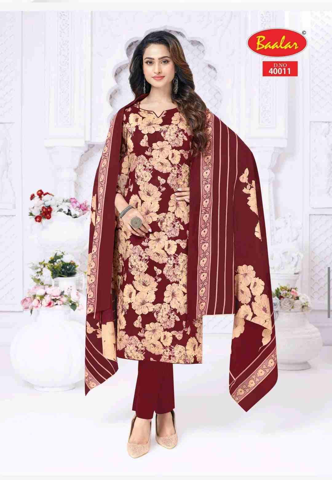 Kashmir Cotton Vol-4 By Baalar 40005 To 40016 Series Beautiful Festive Suits Stylish Fancy Colorful Casual Wear & Ethnic Wear Lawn Cotton Print Dresses At Wholesale Price