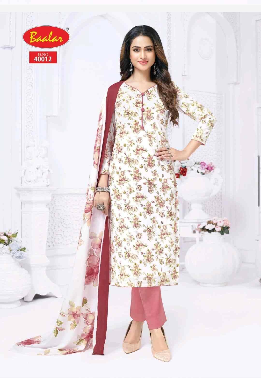 Kashmir Cotton Vol-4 By Baalar 40005 To 40016 Series Beautiful Festive Suits Stylish Fancy Colorful Casual Wear & Ethnic Wear Lawn Cotton Print Dresses At Wholesale Price
