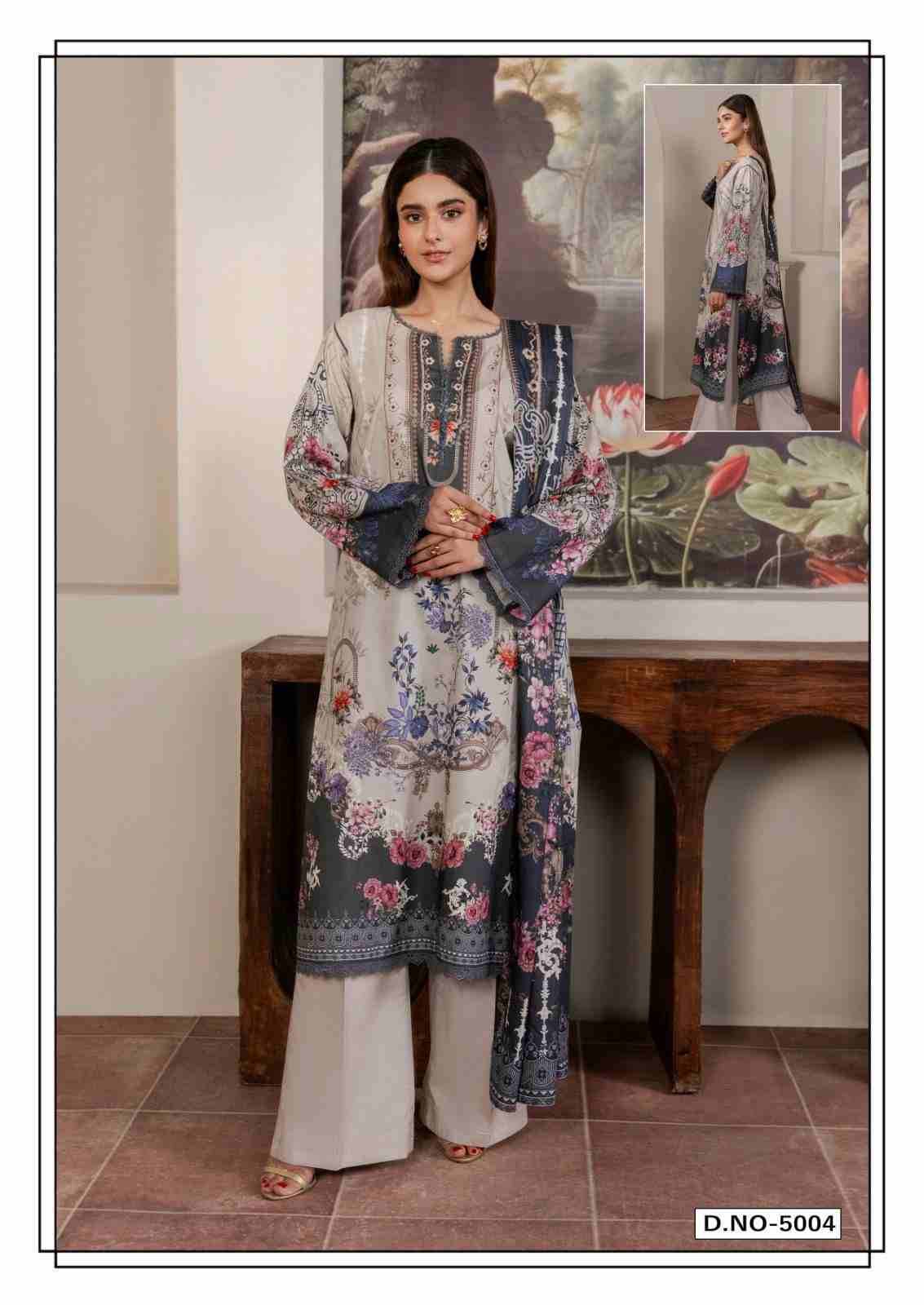 Alara Vol-5 By Hala 5001 To 5006 Series Beautiful Festive Suits Stylish Fancy Colorful Casual Wear & Ethnic Wear Lawn Cotton Digital Print Dresses At Wholesale Price