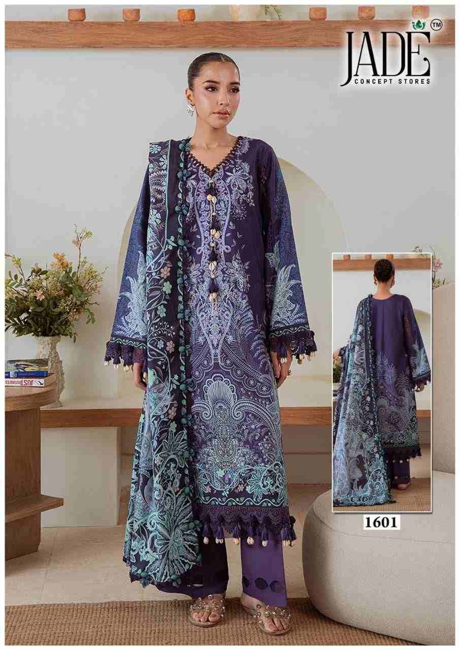 Bin Saeed Vol-16 By Jade 1601 To 1606 Series Beautiful Festive Suits Stylish Fancy Colorful Casual Wear & Ethnic Wear Pure Lawn Cotton Print Dresses At Wholesale Price