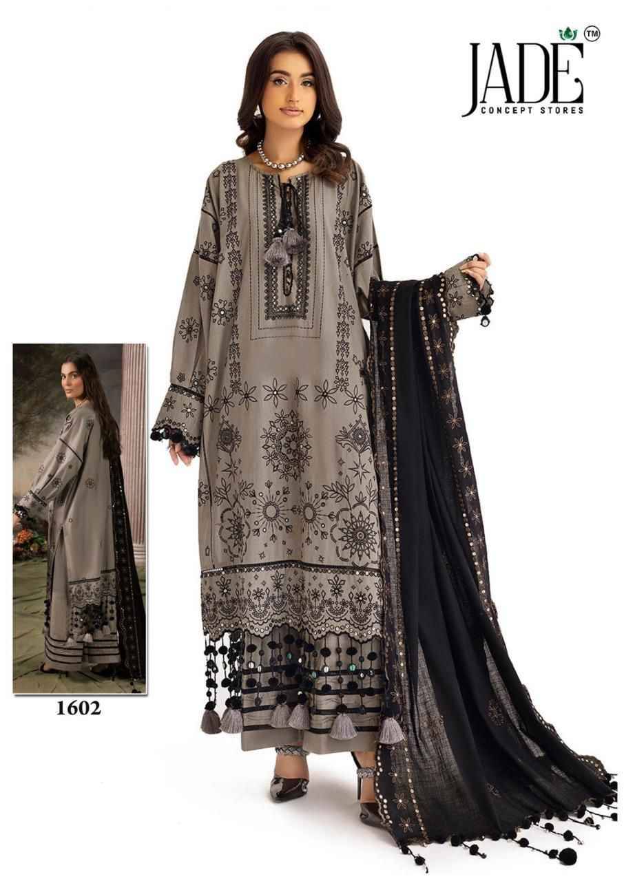 Bin Saeed Vol-16 By Jade 1601 To 1606 Series Beautiful Festive Suits Stylish Fancy Colorful Casual Wear & Ethnic Wear Pure Lawn Cotton Print Dresses At Wholesale Price
